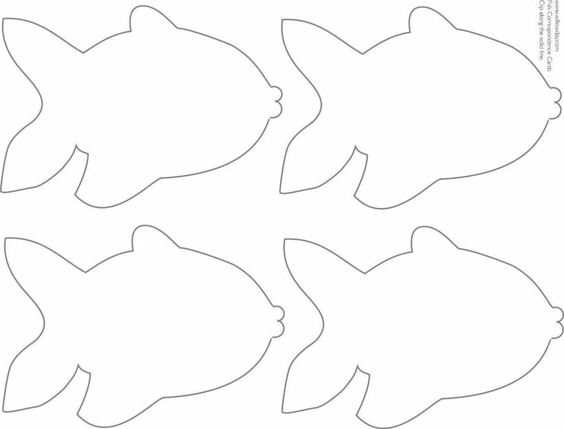 Fish Cut Out Template. fish cutout template az coloring pages ...