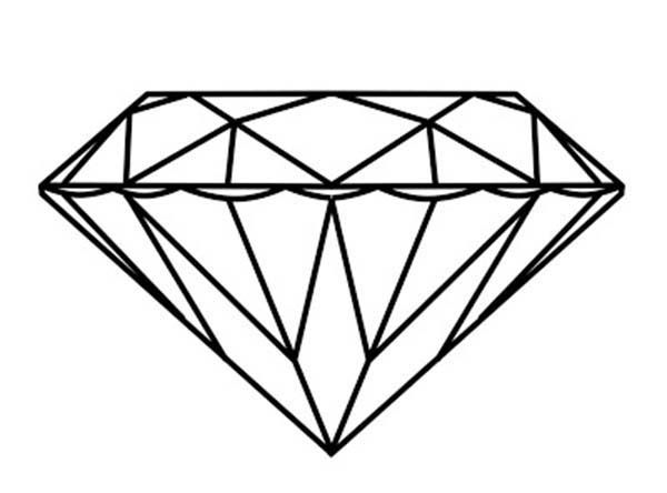 Diamond Shape, : Beautiful Diamond Shape Coloring Pages ...
