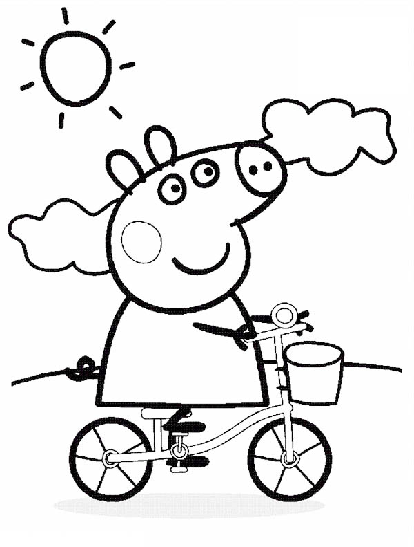 Bike / Bicycle #105 (Transportation) – Printable coloring pages