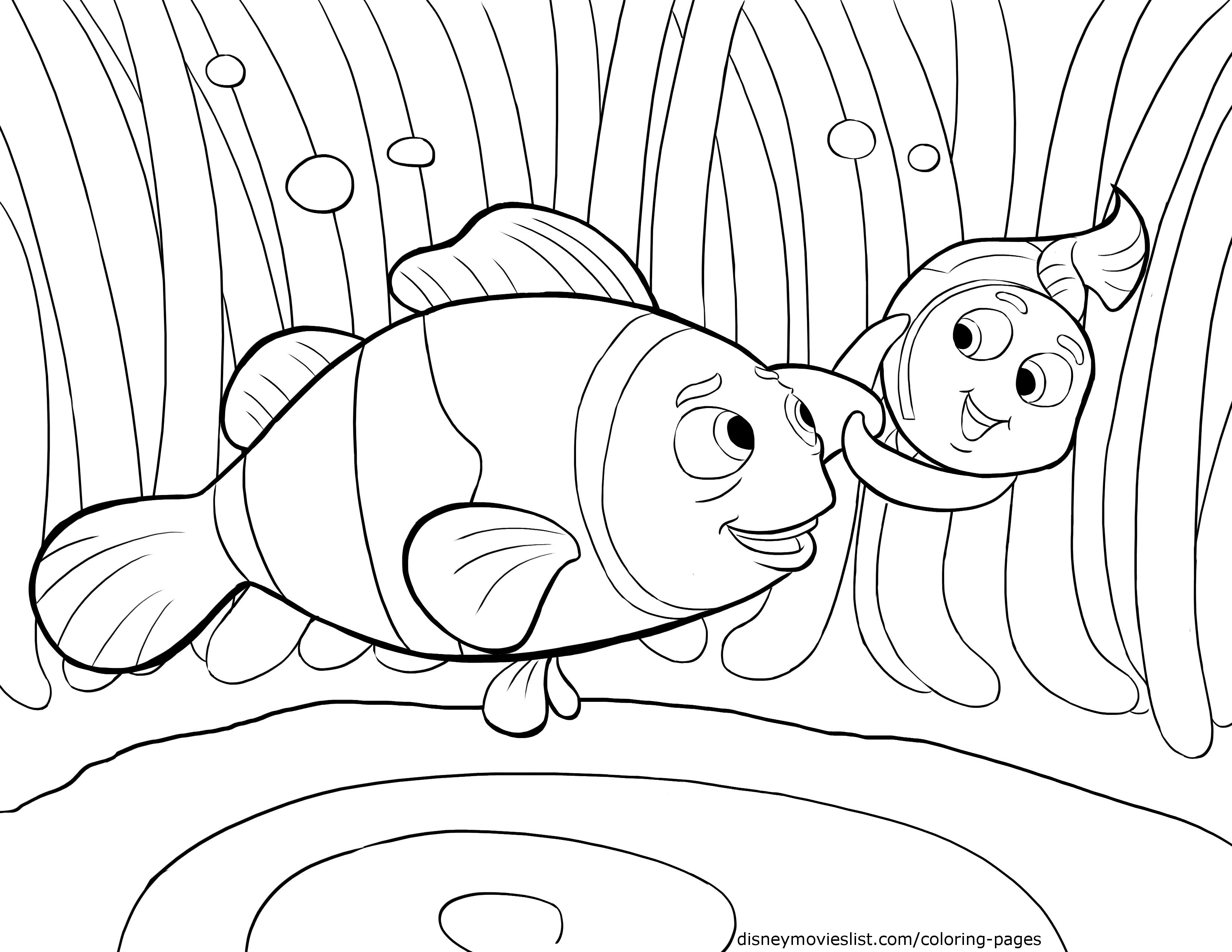 Finding Nemo Coloring Pages - GetColoringPages.com