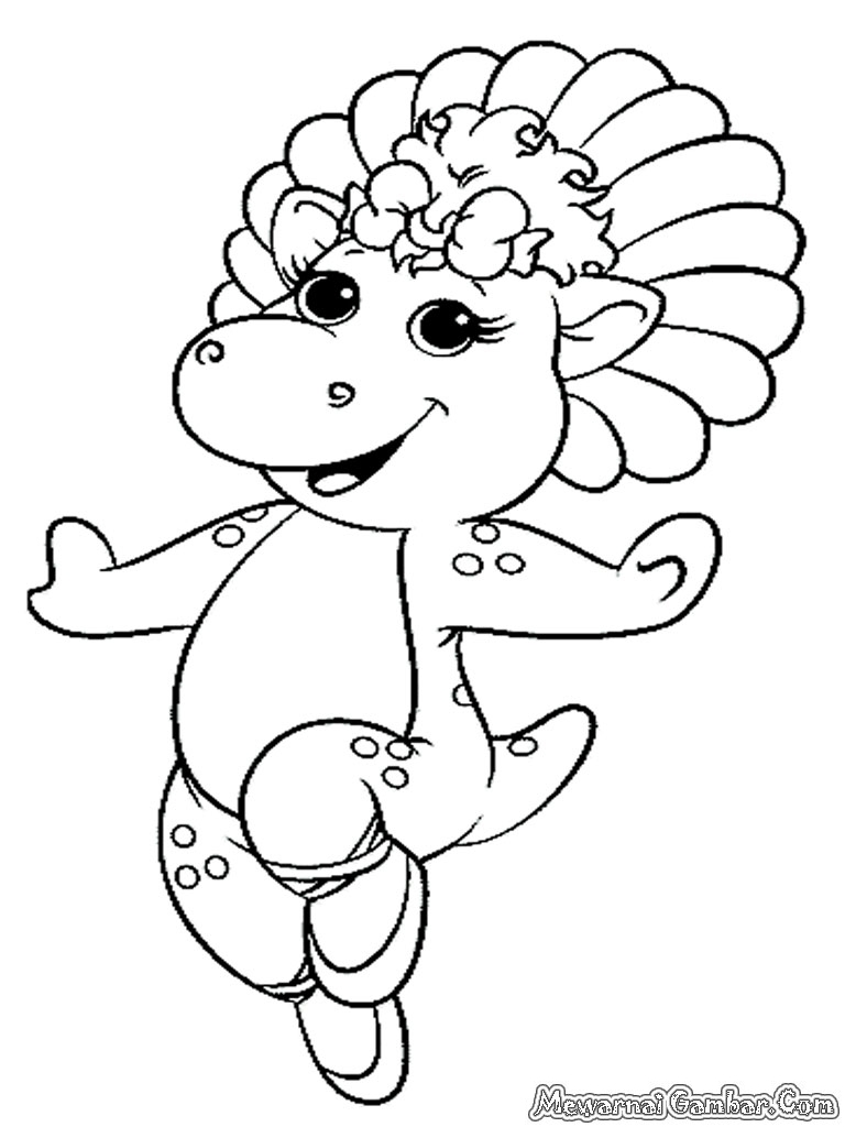 Baby Bop Coloring Pages - Coloring Home