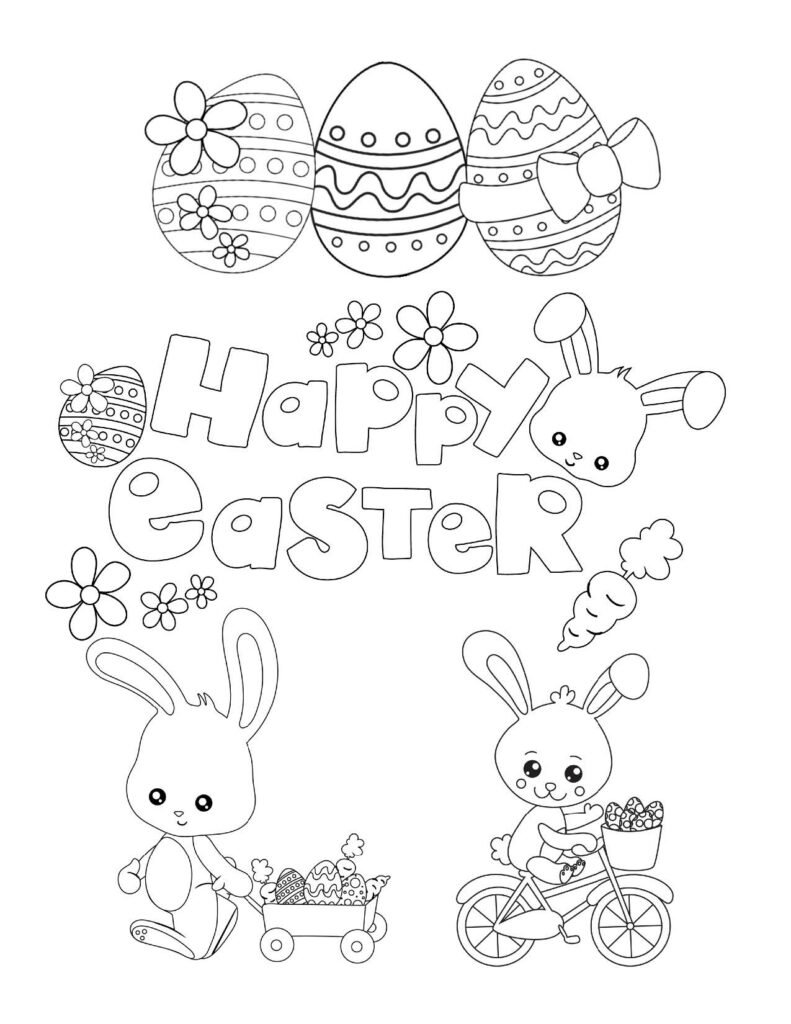 Free Printable Easter Coloring Pages: Free Fun for Kids!