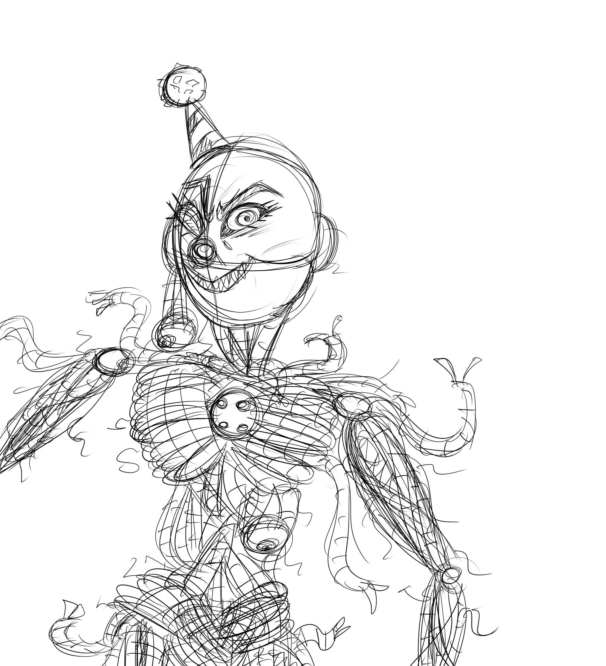 Ennard Coloring Pages Check out inspiring examples of ennard artwork on  deviantart and get inspired by our community of talented artists