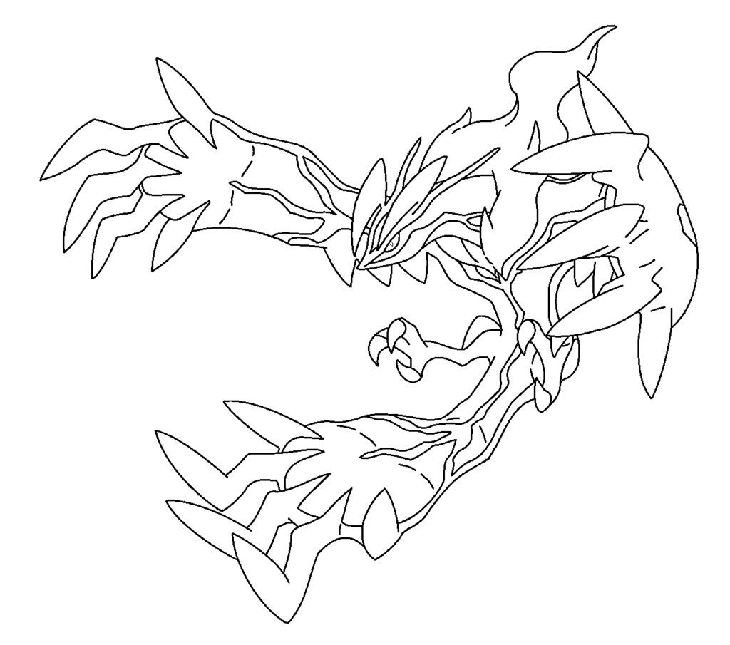 Yveltal Coloring Pages   Coloring Home
