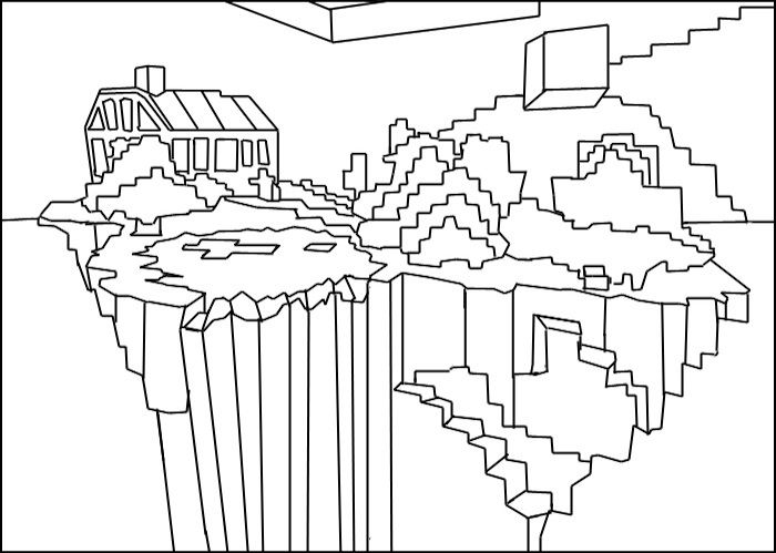 Minecraft World Coloring Pages | Minecraft coloring pages, Super coloring  pages, Coloring pages to print