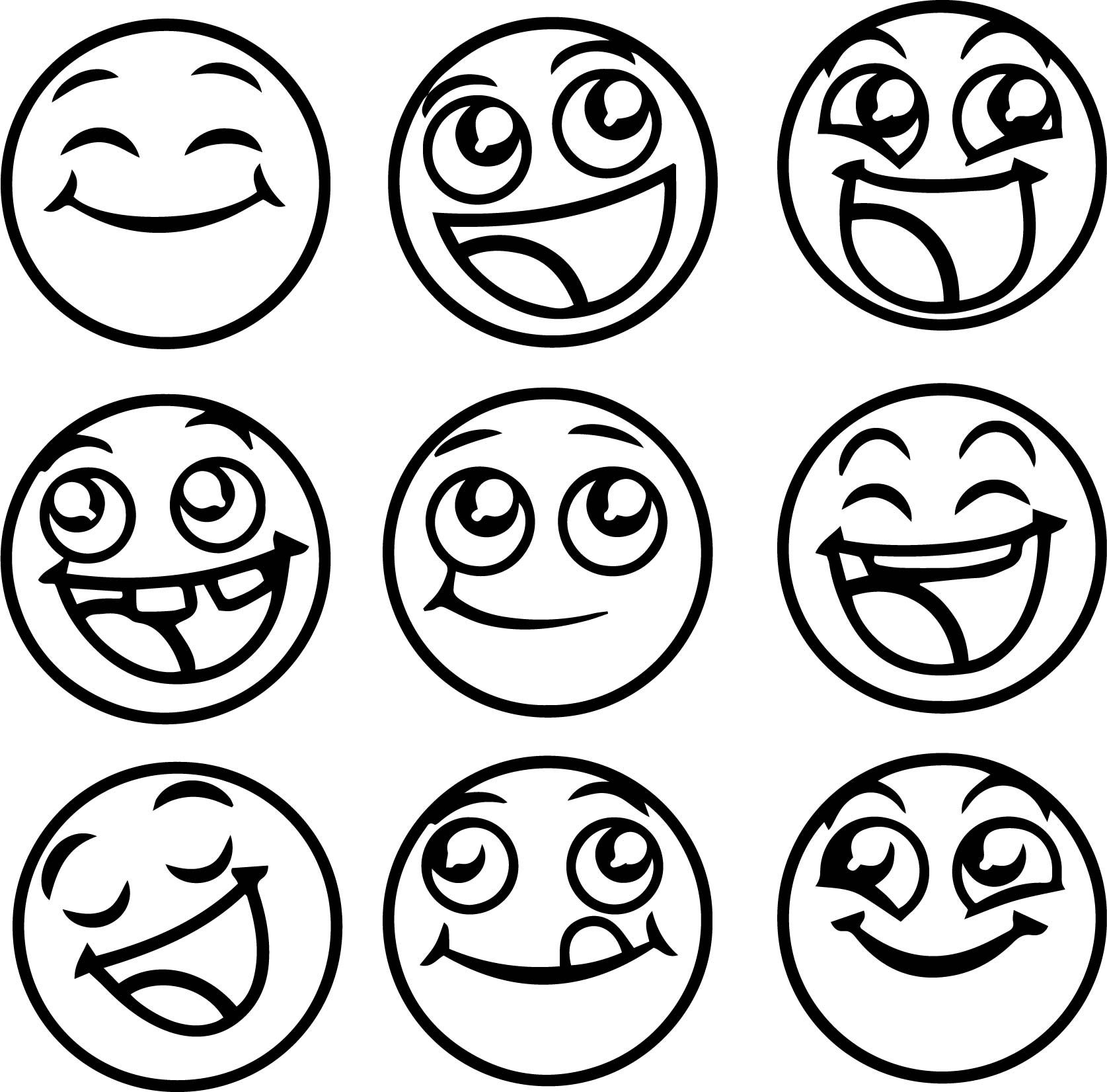 Emoji Faces Emoji Printable Coloring Pages - Novocom.top