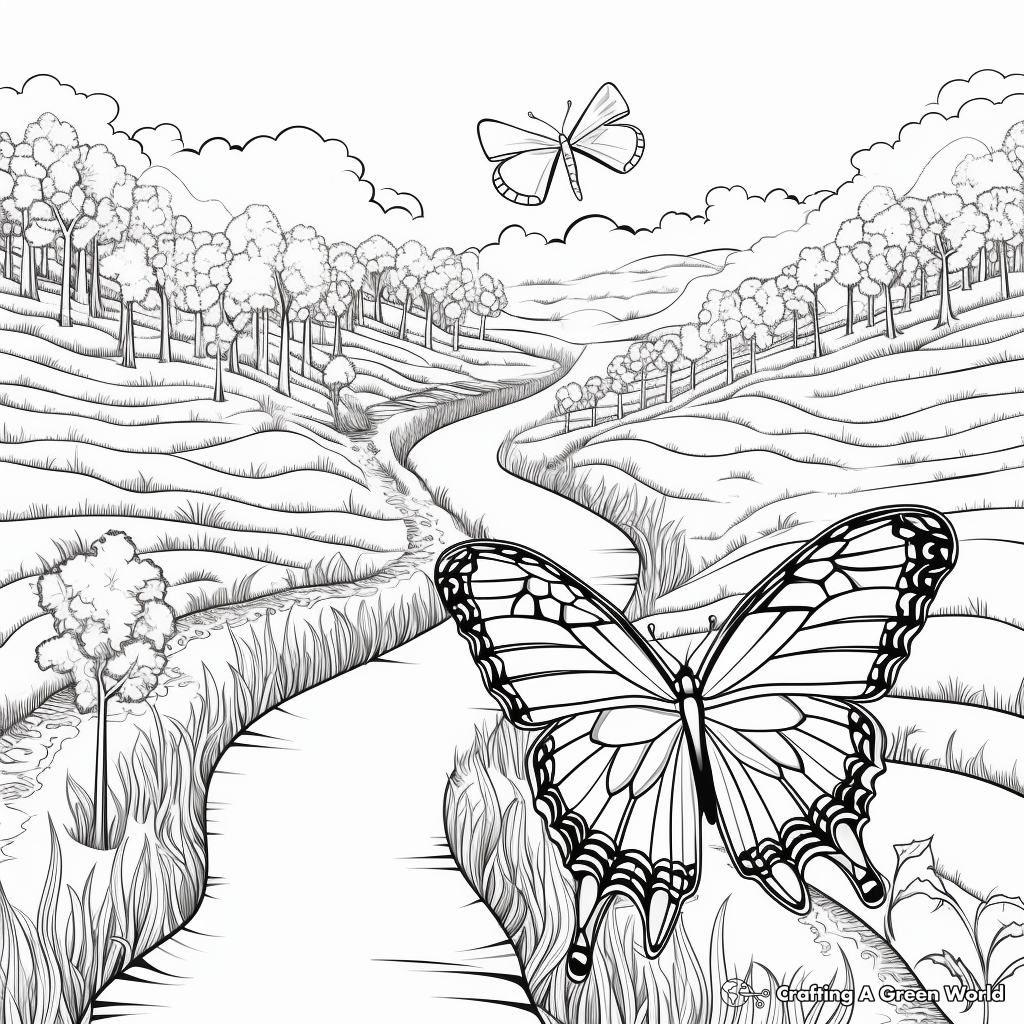 Monarch Coloring Pages - Free & Printable!