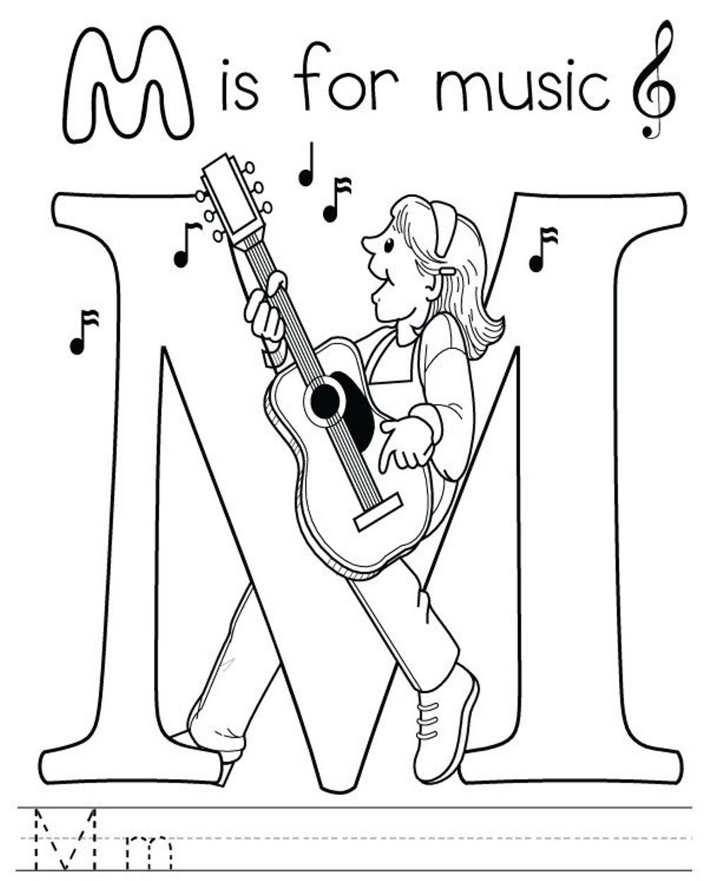 15 Free Pictures for: Music Coloring Pages. Temoon.us