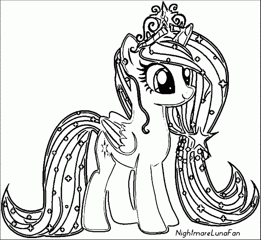 My Little Pony Coloring Pages Online Pony Coloring Pages Princess ...