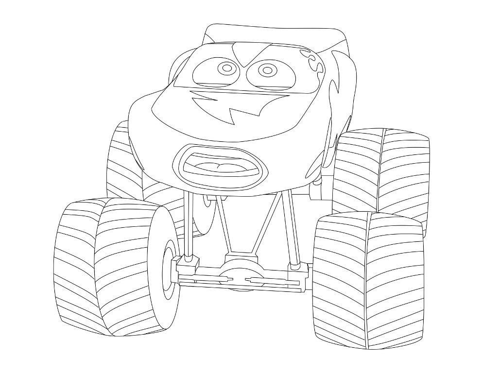 Free Lightning Mcqueen Cars Coloring Pages The Racing Winner ...