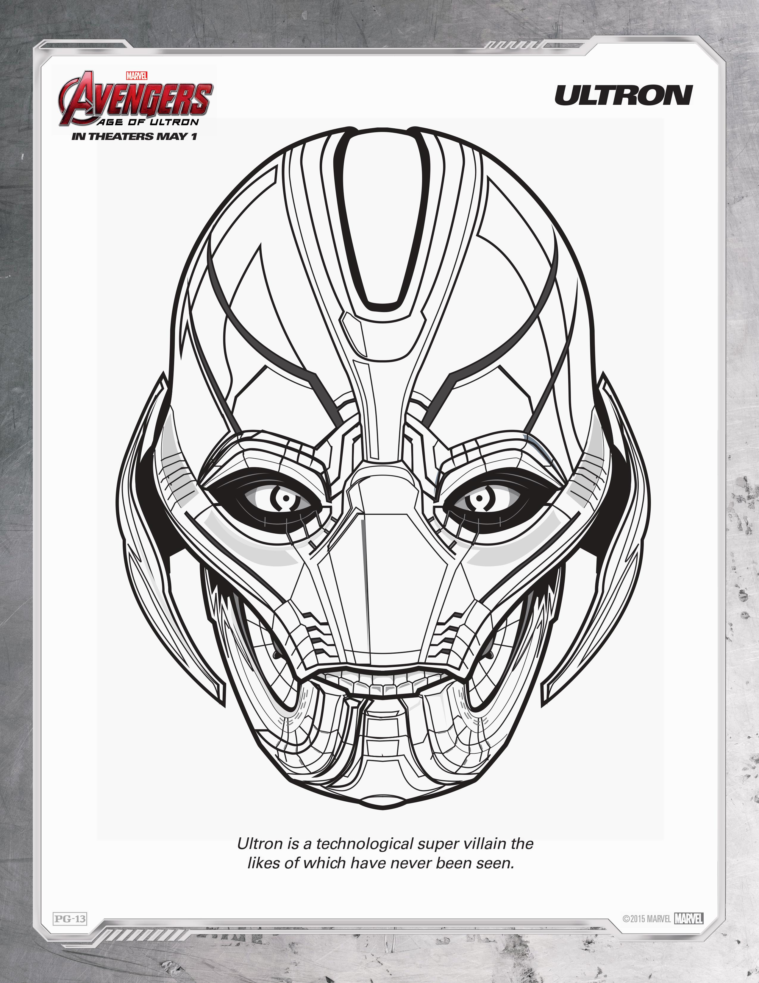 Ultron Coloring Pages   Coloring Home