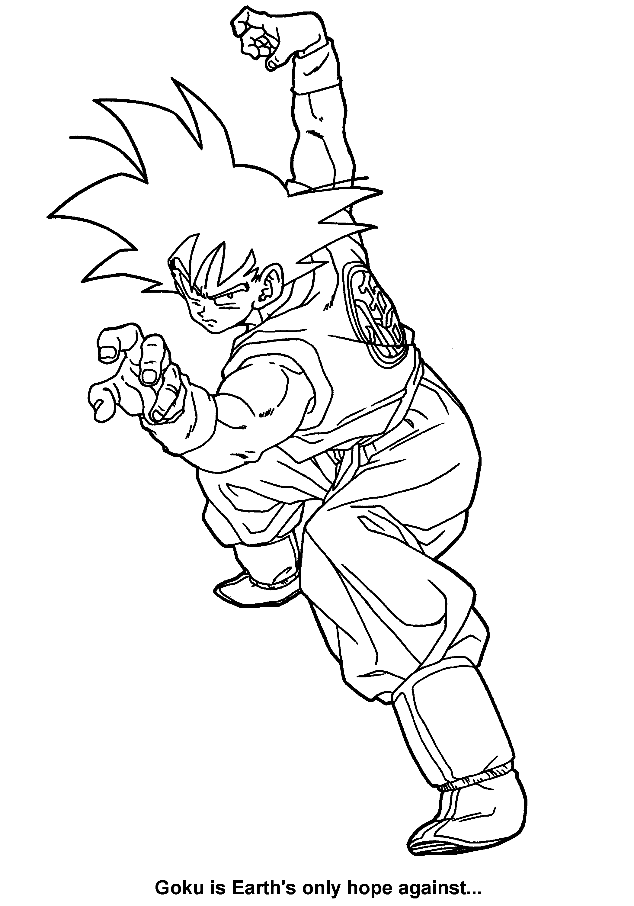 Dbz Coloring Pages Download - Coloring Home