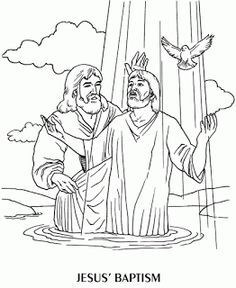 Baptism Colouring Pictures - Coloring Pages for Kids and for Adults