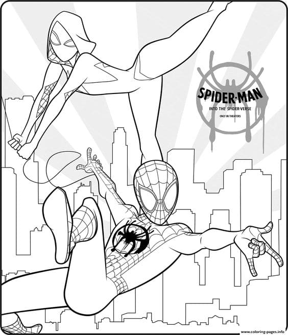 Miles Morales coloring pages. Free ...wonder-day.com