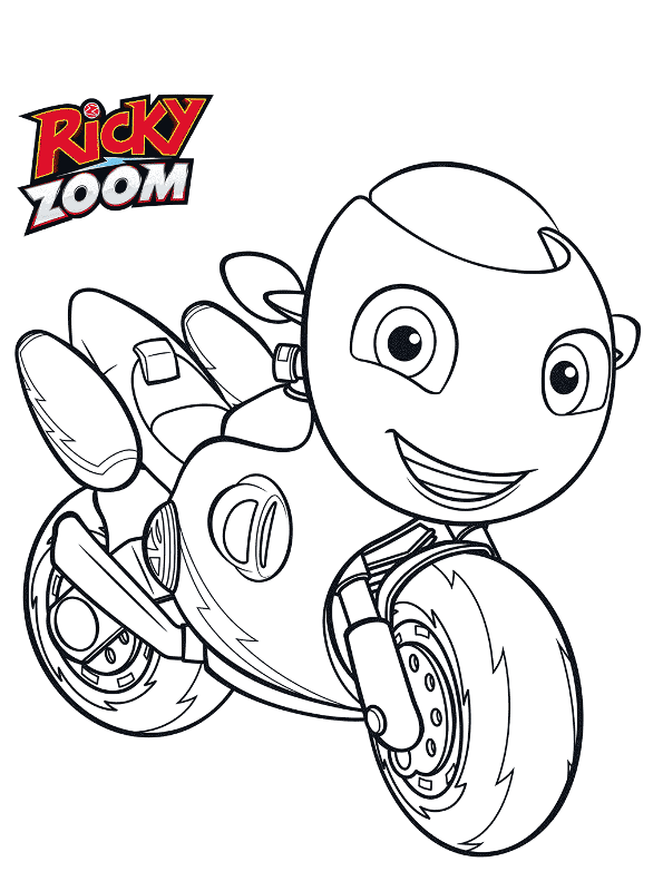 Kids-n-fun.com | Coloring page Ricky Zoom Ricky Zoom