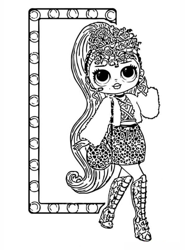 OMG Dolls Coloring Pages   Coloring Home