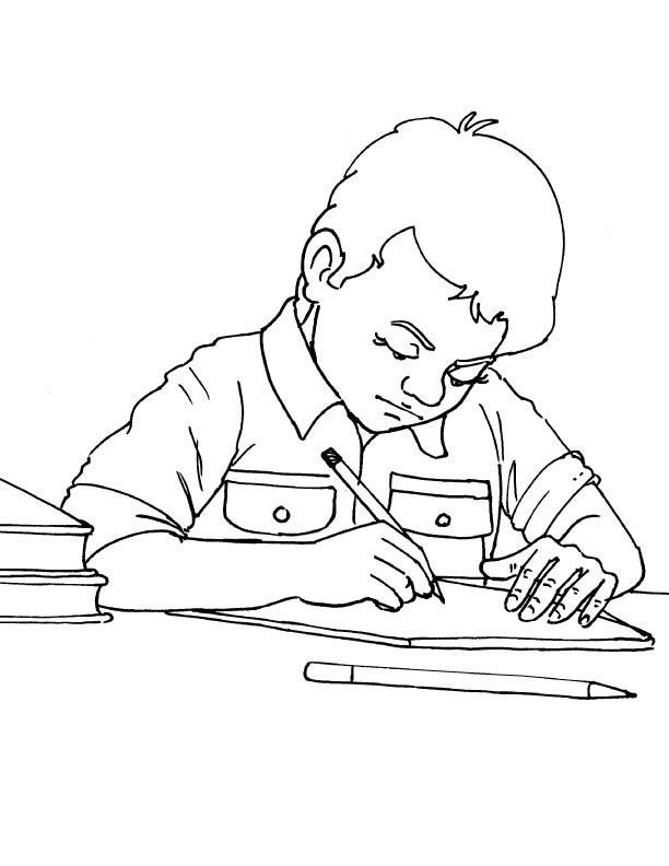 Finish your homework coloring page ...bestcoloringpages.com