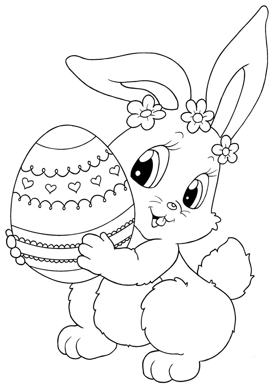 Pin by Vita Gorbacheva on Pascoa/Coelhos | Bunny coloring pages, Easter  bunny colouring, Easter printables free