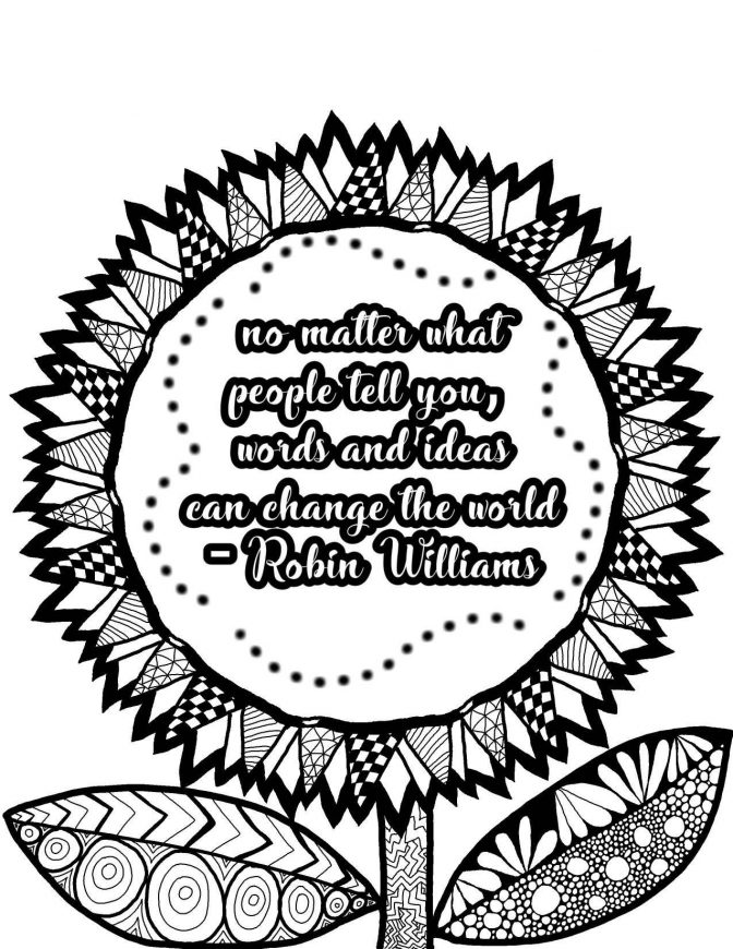 Coloring Sheets : 55 Stunning Motivational Quotes Coloring Pages ...