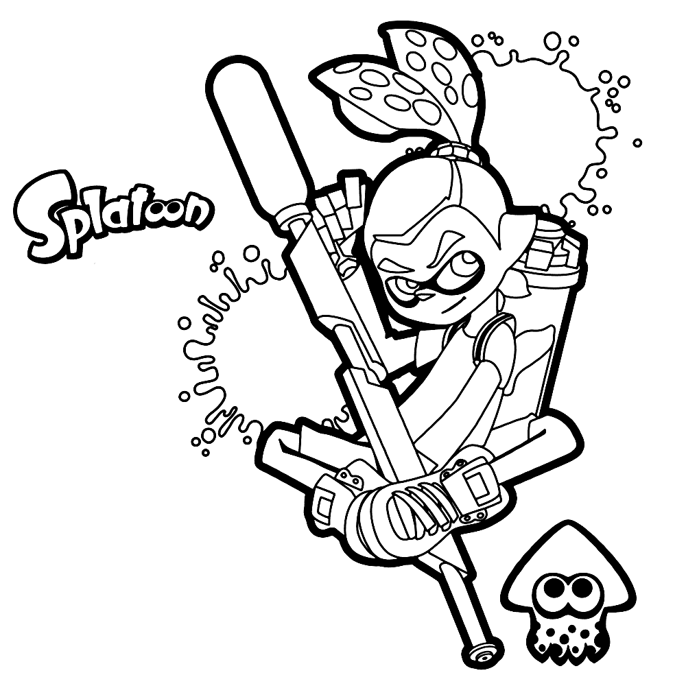 ▷ Splatoon: Coloring Pages & Books - 100% FREE and printable!