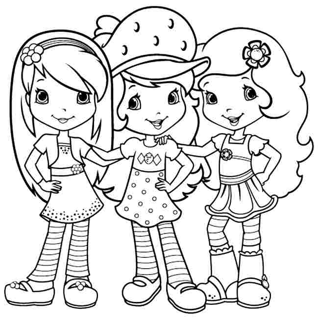 Strawberry Shortcake Coloring Pages | poincianaparkelementary.com