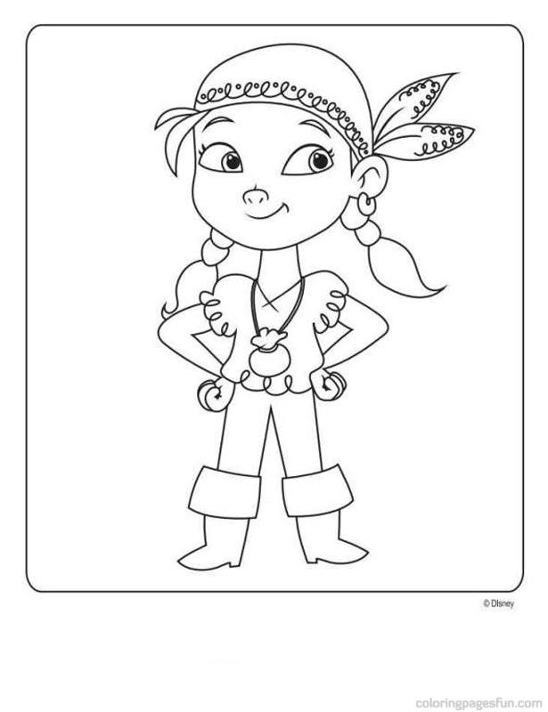 Jake and the Never Land Pirates coloring page | Cousin's Party ...