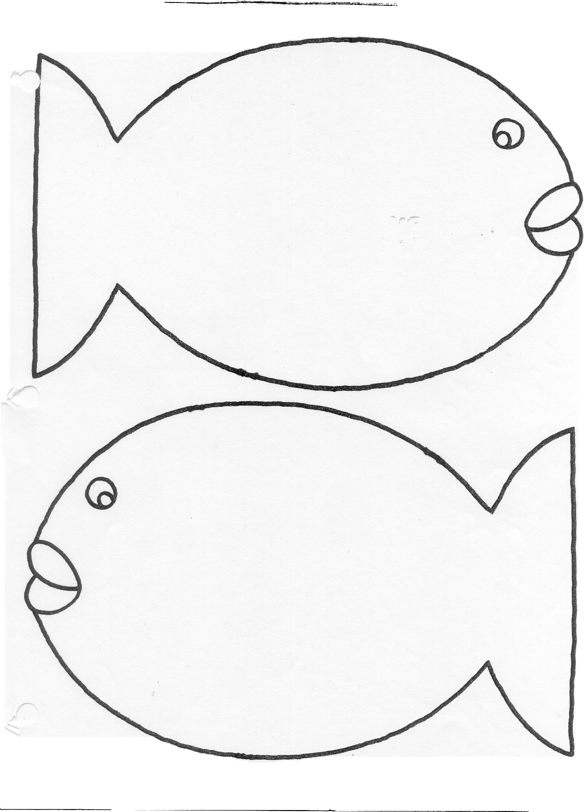 Rainbow Fish Template Coloring Home