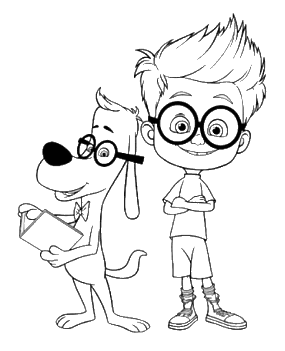 Mr. Peabody And Sherman Coloring Page - Coloring Home