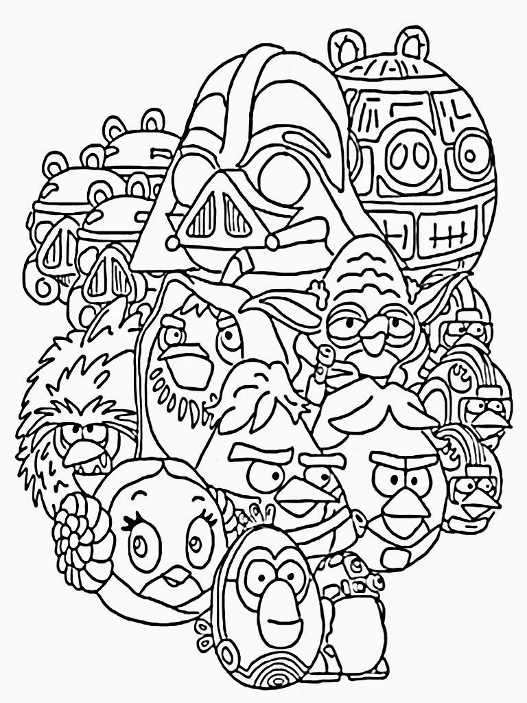 Angry Birds Star Wars Coloring Pages Printable | Coloring Pages ...