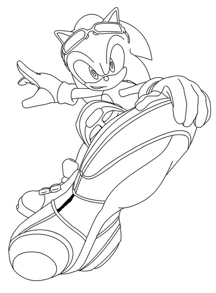Classic Sonic Coloring Pages - Coloring Home