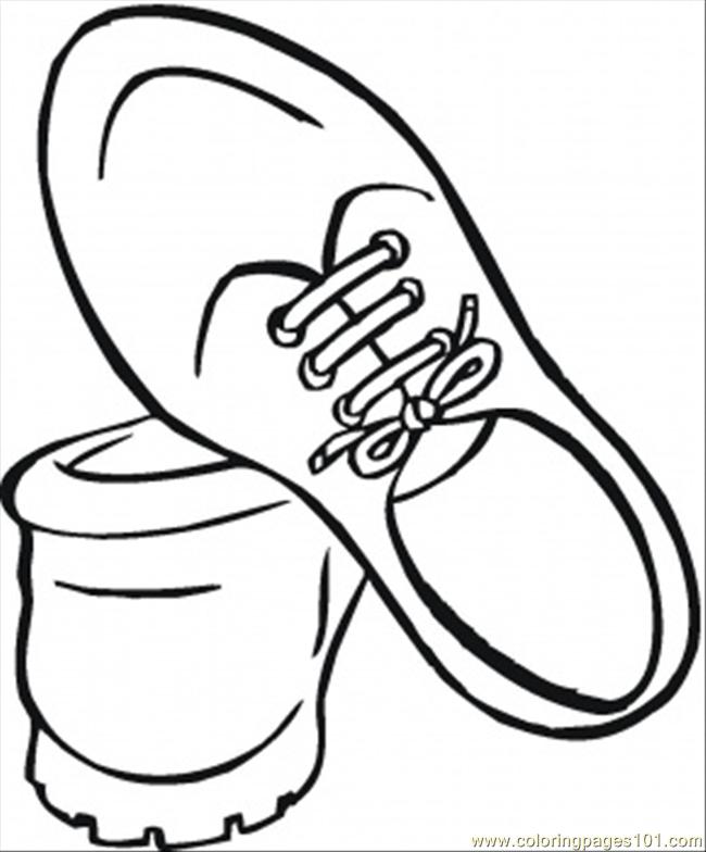Shoes For Men Coloring Page for Kids - Free Shoes Printable Coloring Pages  Online for Kids - ColoringPages101.com | Coloring Pages for Kids