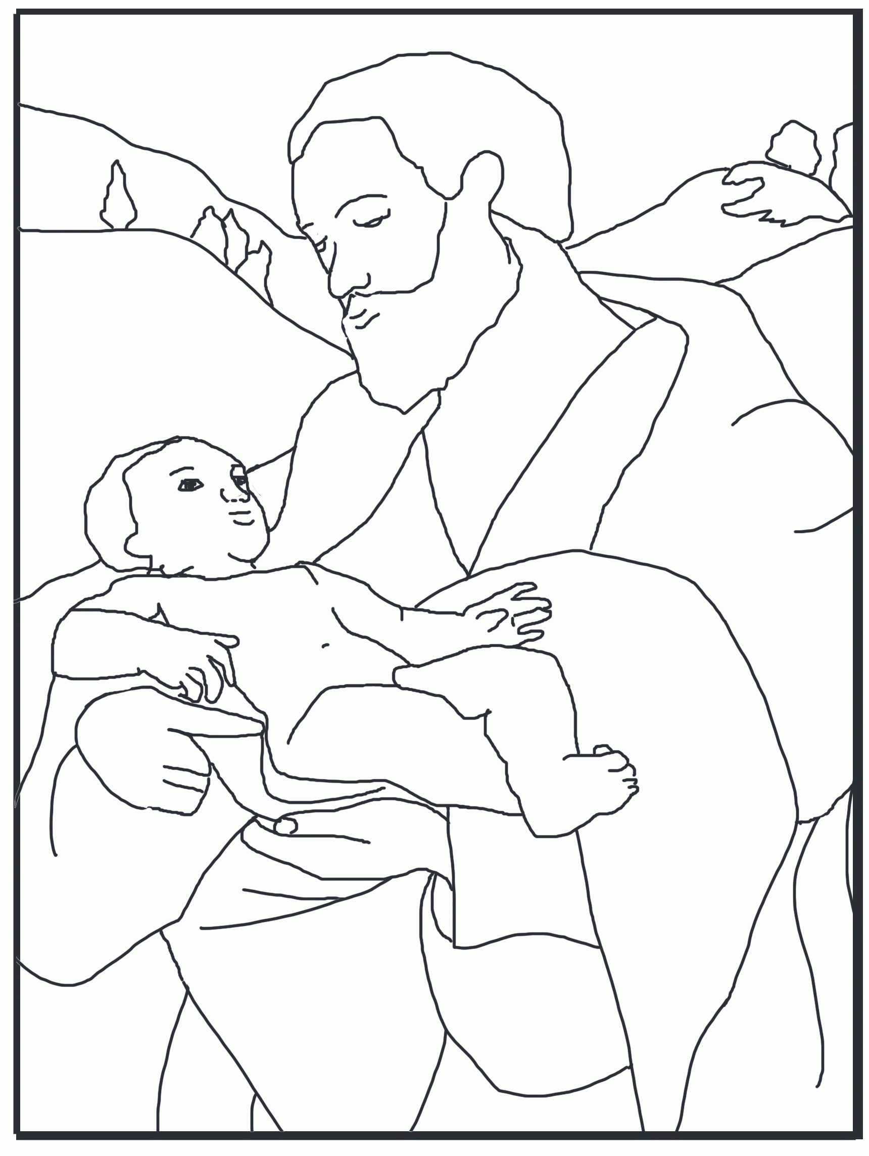 St. Joseph Coloring Pages Coloring Home