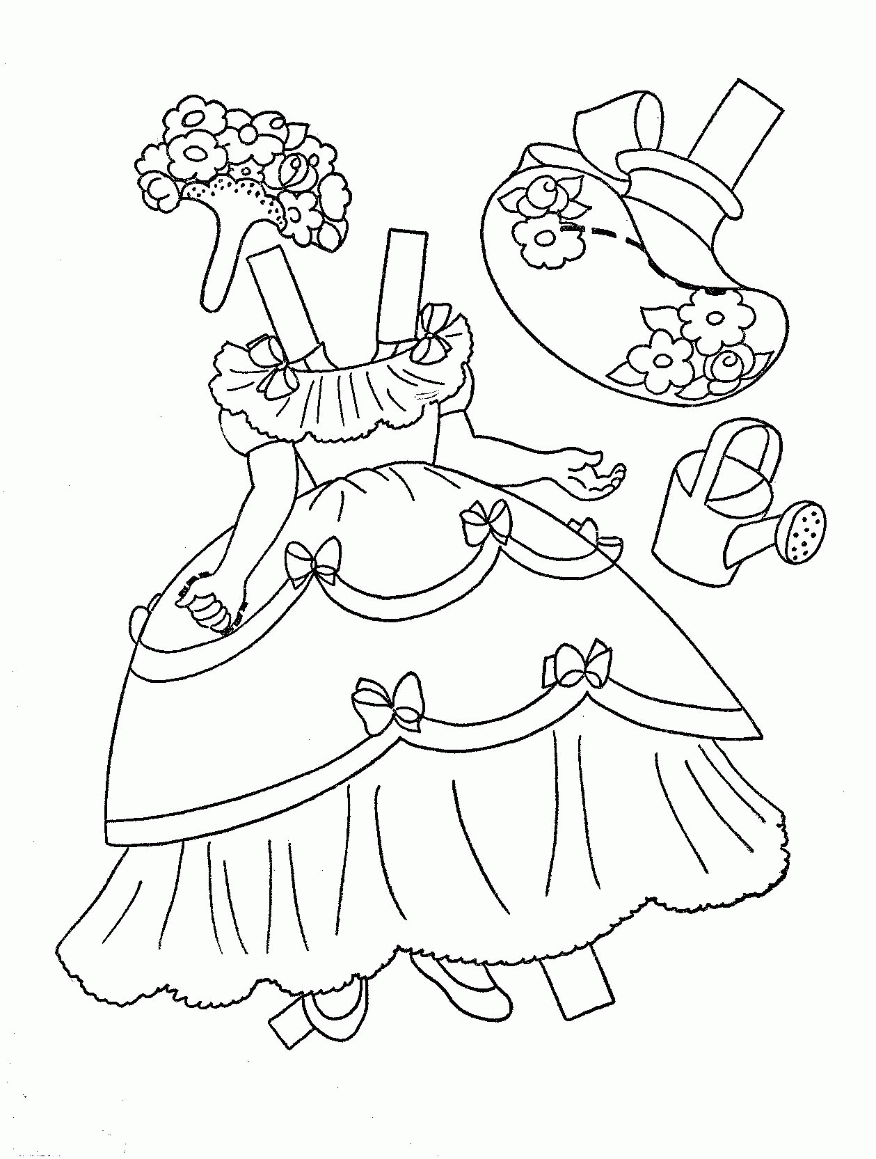 Mother Goose Coloring Book Pages: Vintage Mother Goose Coloring ...