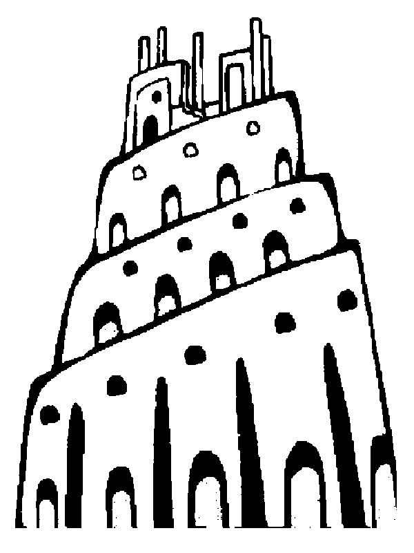 Tower of Babel - Coloring Page