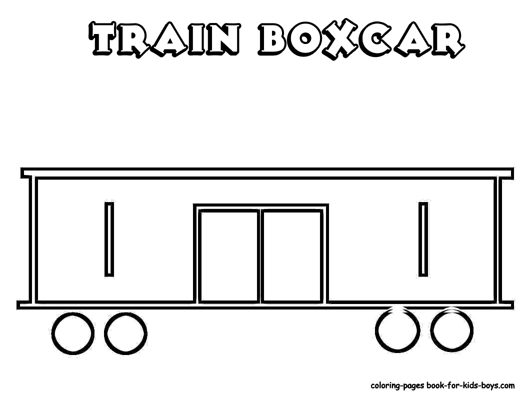 Blank Train Coloring Pages Coloring Home