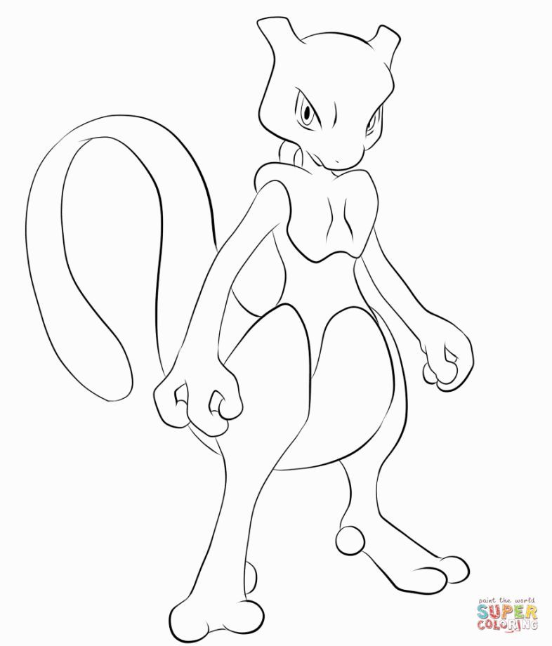 Mewtwo Coloring Pages | Pokemon coloring sheets, Pokemon coloring pages,  Pokemon coloring