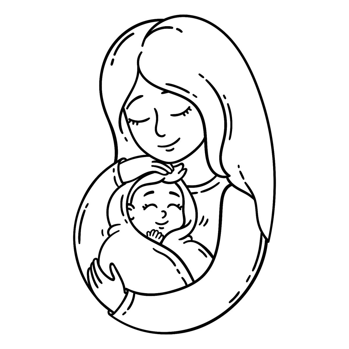 Pregnancy Coloring Pages: Free Pregnancy Printables for Mom-to-Be (Great  for Baby Showers!) | Printables | 30Seconds Mom