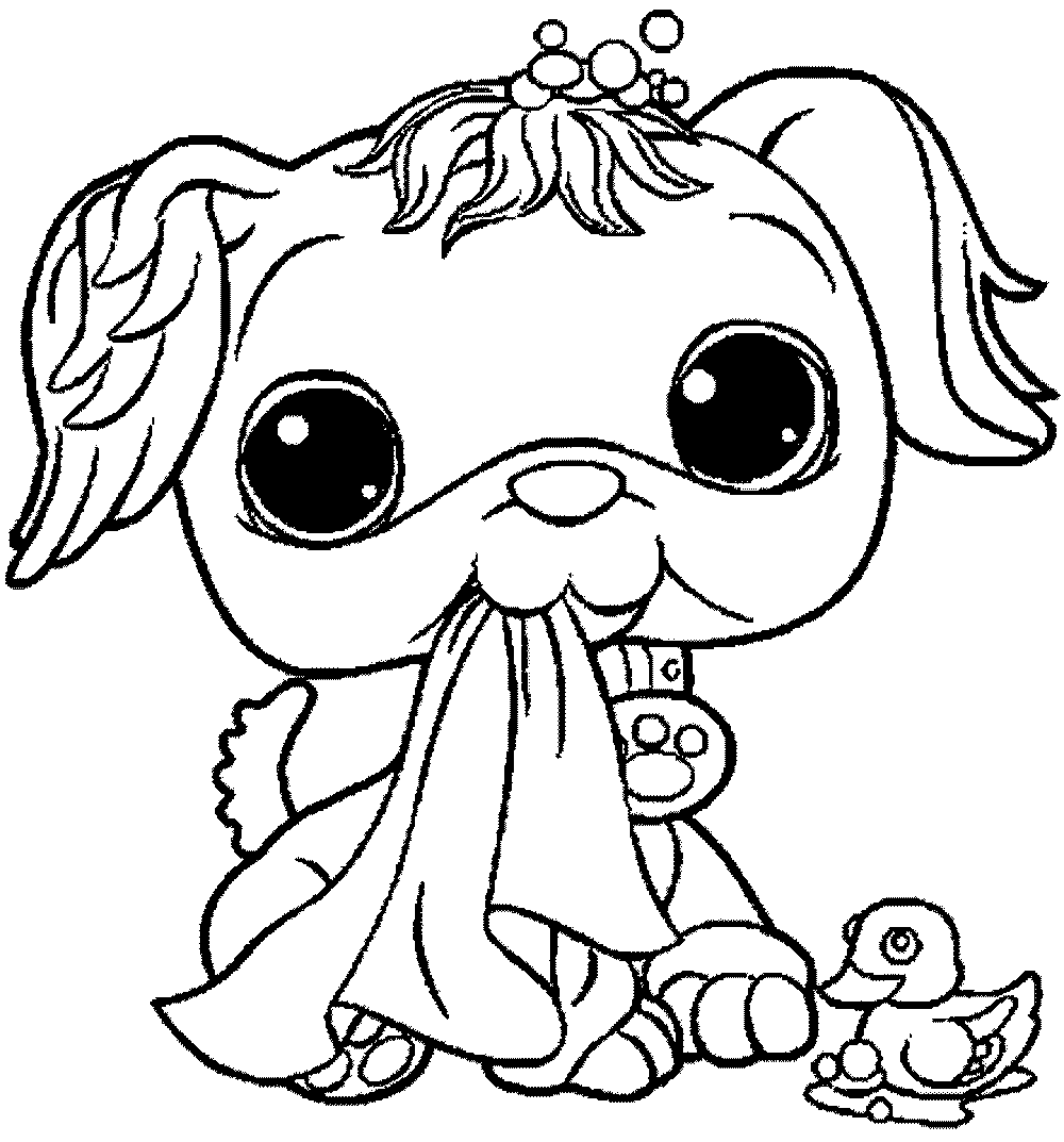 free littlest pet shop coloring pages - Printable Kids Colouring Pages