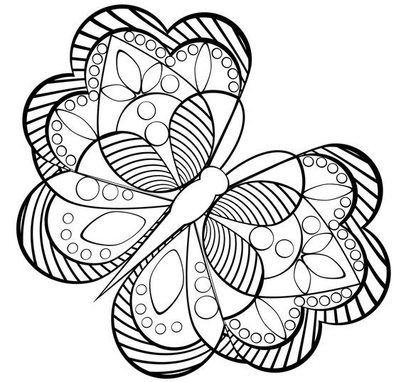 Geometric Printable - Coloring Pages for Kids and for Adults