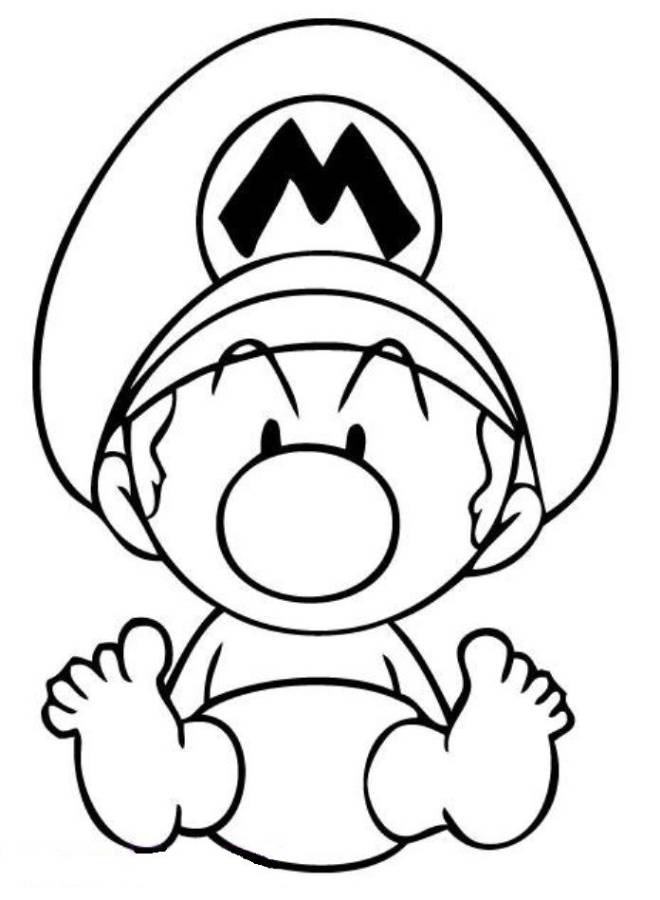 Mario Luigi Peach Daisy Bowser Toad Picture Coloring Page - Coloring Home