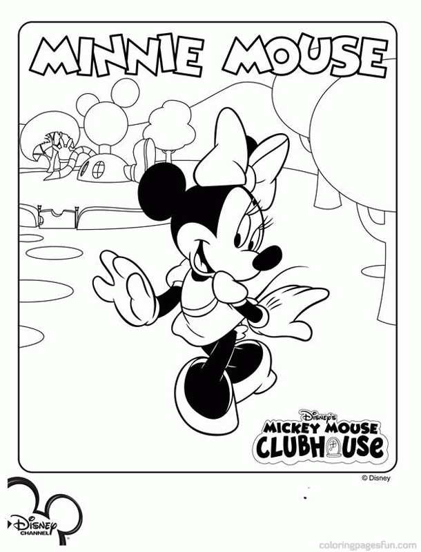 Mickey Mouse Clubhouse Coloring Pages To Print For Free - High ...