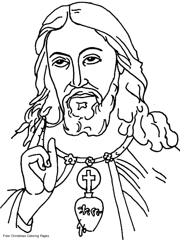 Christian Preschool Coloring Pages Jesus - Coloring Home