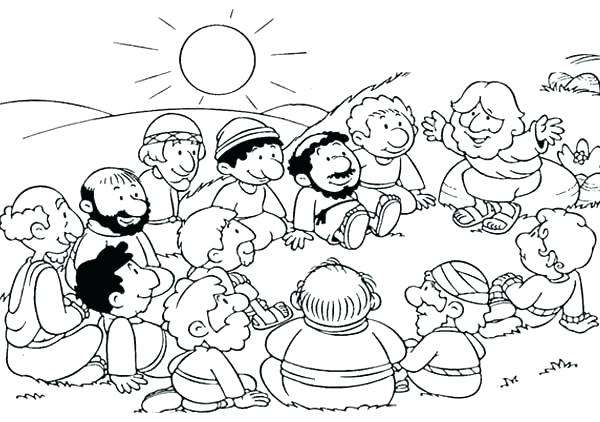 Jesus And His Disciples Coloring Pages at GetDrawings.com ...