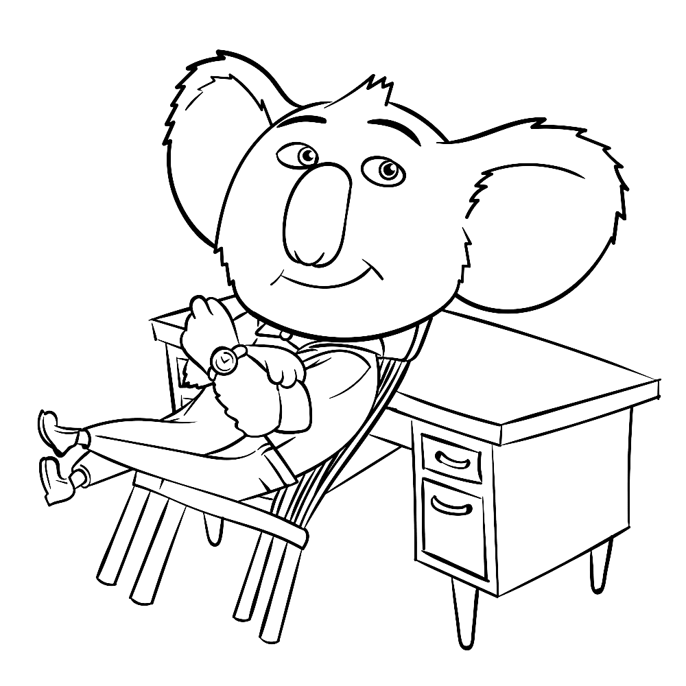 Download Sing Movie Coloring Pages - Coloring Home