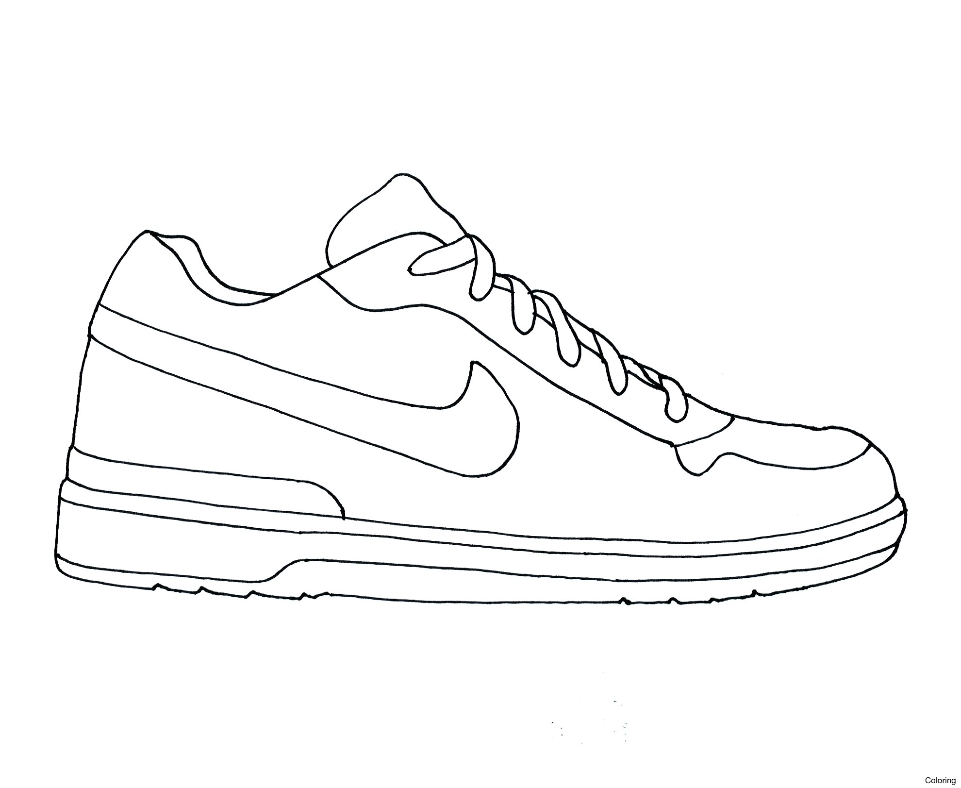 Coloring Pages : Tennis Shoe Coloring Page Free Printable Running ...