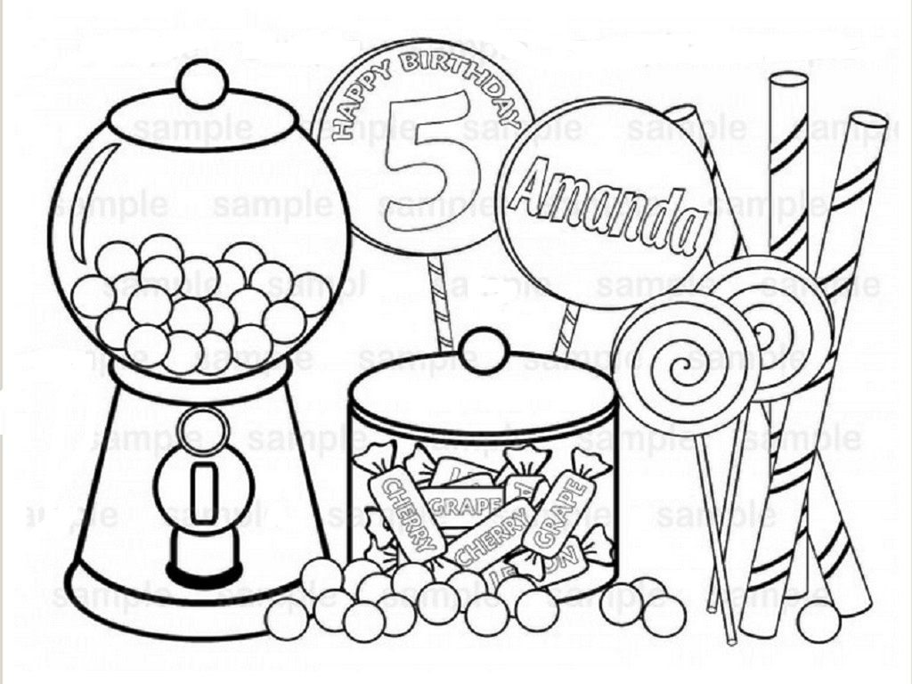 Sweet Coloring Pages   Coloring Home