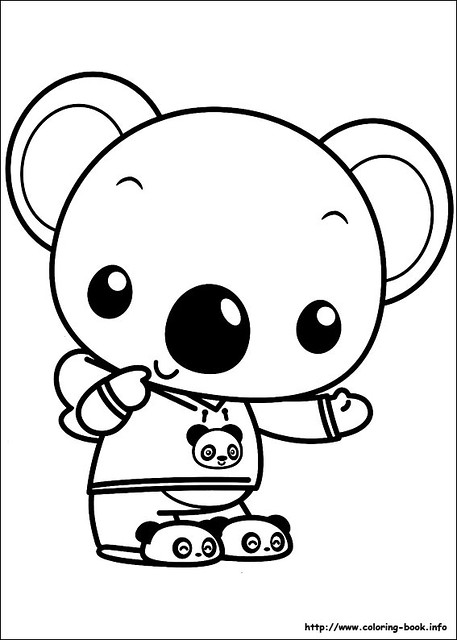Kai-lan Coloring Page- Tolee | A coloring page of Tolee the … | Flickr