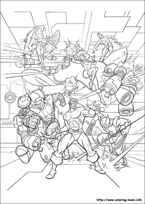 X-Men coloring pages on Coloring-Book.info