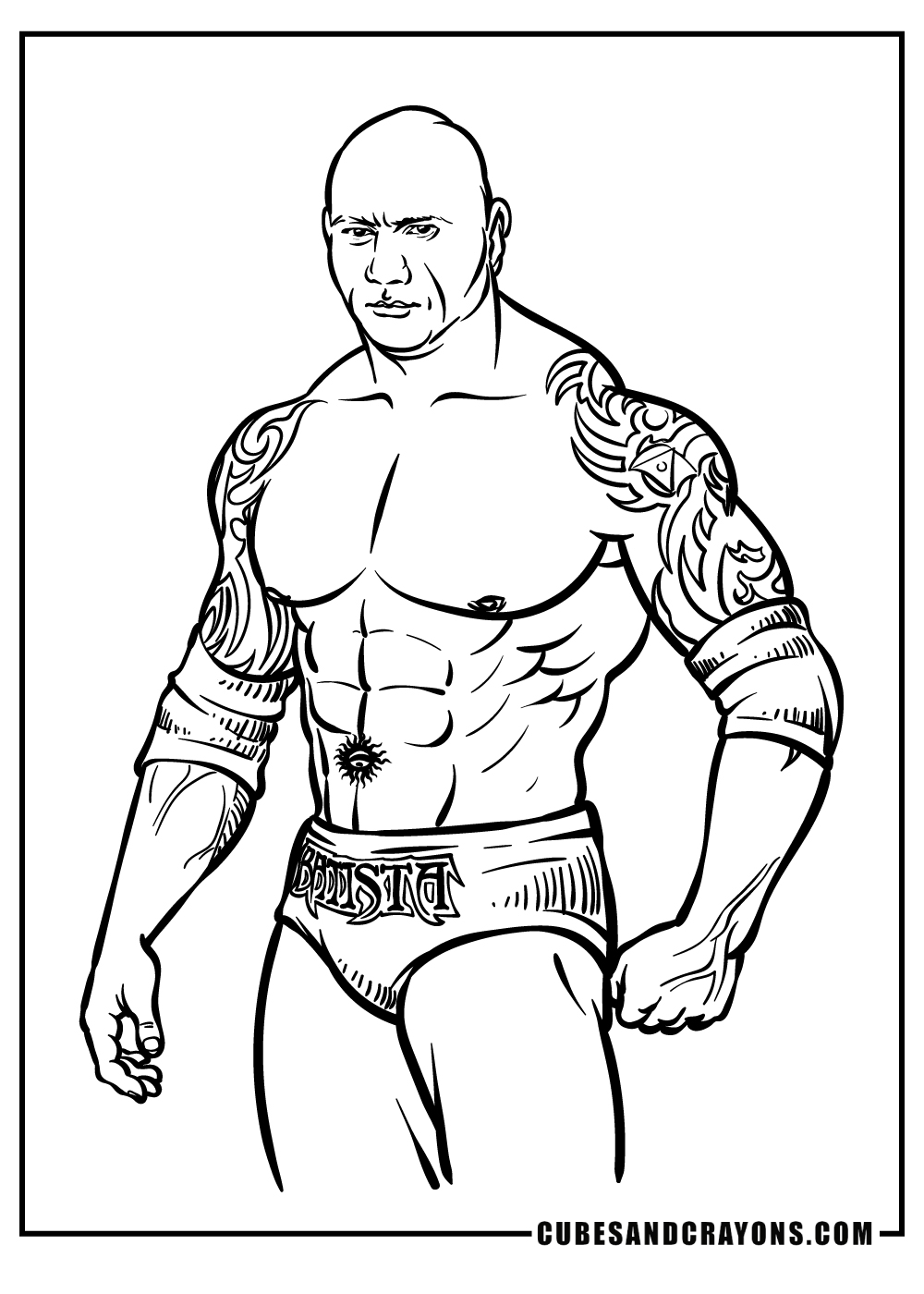 Printable WWE Coloring Pages (Updated 2022)