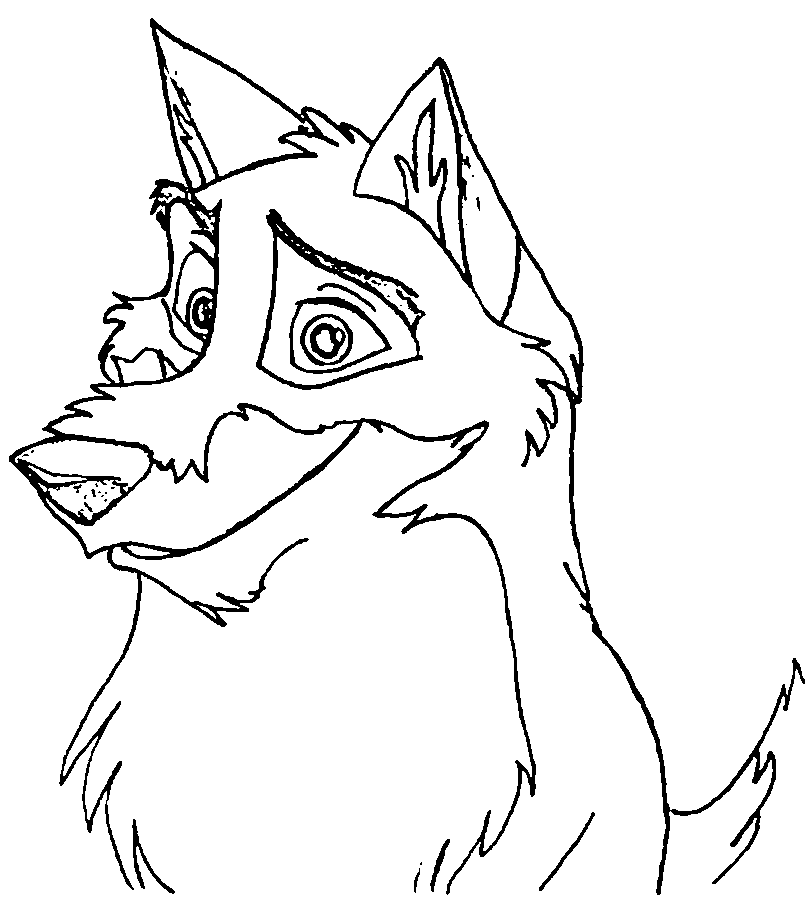 balto and jenna coloring pages - Clip Art Library